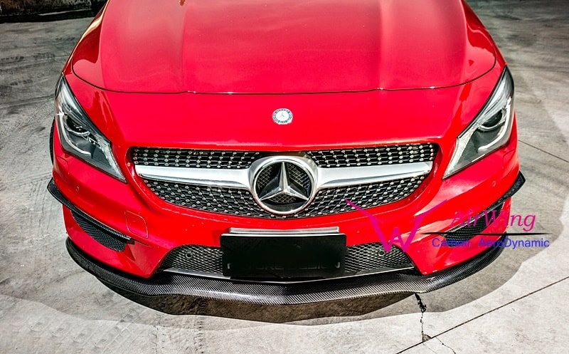 Benz C117-CLA  AMG carbon Front Splitter Insert 07